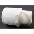 Lasco Adapter Male Pvc Slpxmip 1In 436010BC